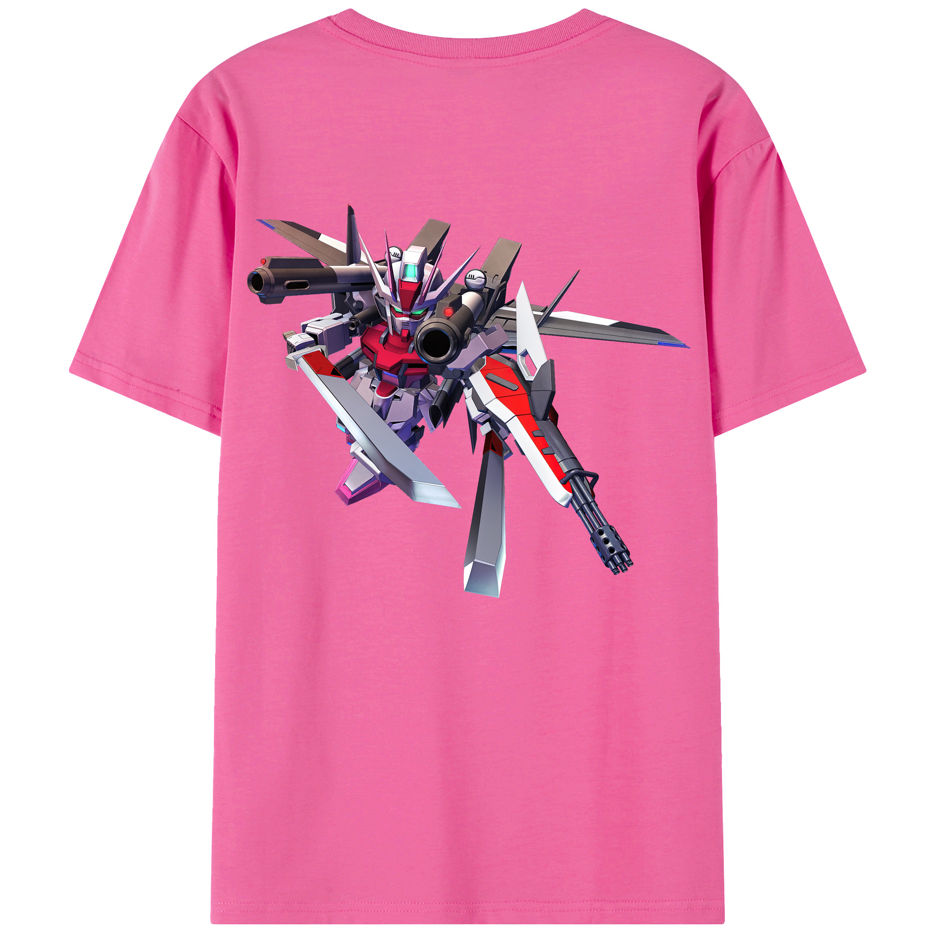 （画像用） 機動戦士ガンダム Mobile Suit Gundam レディース半袖Tシャツ(バックプリント)